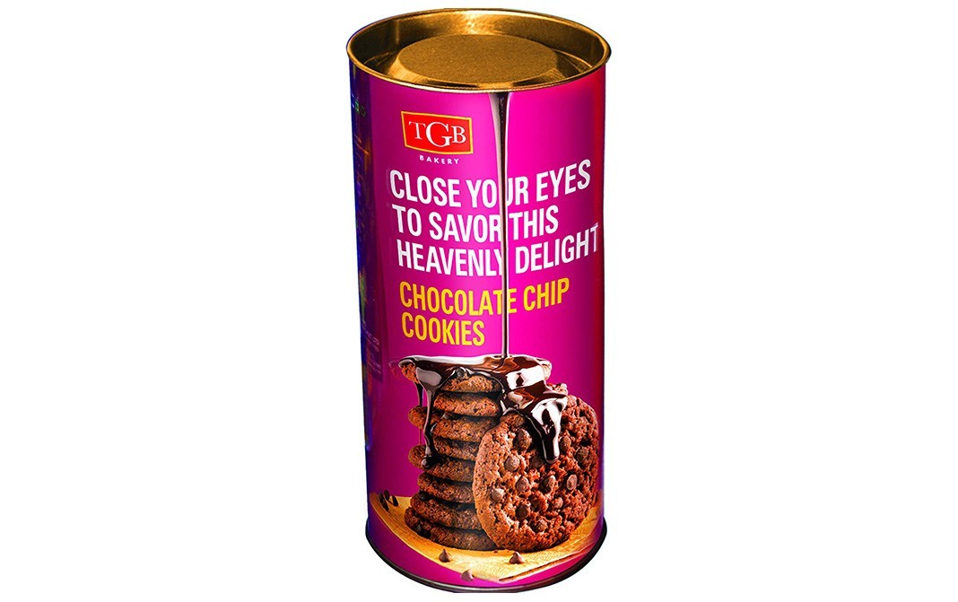 TGB Cafe 'n Bakery Chocolate Chip Cookies    Container  150 grams